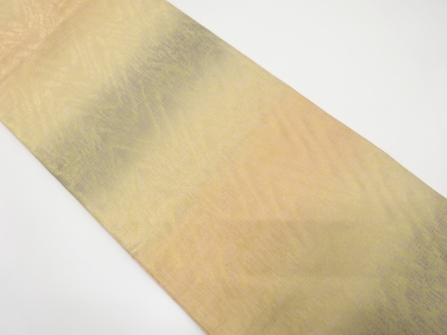 金糸　暈し柄織り出し全通袋帯